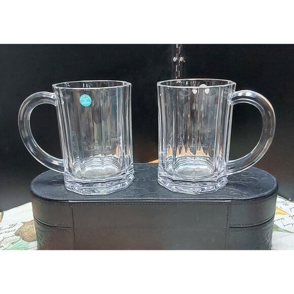 Tiffany & Company Pair Beer Steins Mugs Atlas Pattern New Retail $99.95 each - Picture 2 of 5